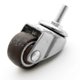thumbnail image 3 of 20 Kg / 44 Lb Capacity Per Wheel - M8 Threaded Stem Caster For Furniture Hand Trolley - Set Of 4 Casters (2 With Brake, 2 Without Brake) - Pjun, 3 of 5