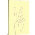 thumbnail image 1 of Great BIG Canvas | "Mid Century - Peace Sign" Canvas Wall Art, 1 of 2