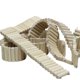thumbnail image 4 of Wooden Pet Ladder Bridge 2 Pieces Soft Animal Bridge Toy Bendable Cage Habitat Toy for Hamster Mouse Chipmunk and Other Small Animals, 4 of 4