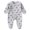 Grey, variant on Unisex Footless Newborn Baby Sleepers Pajamas Romper Boys Girls Long Sleeve(1-3 Months,Brown)