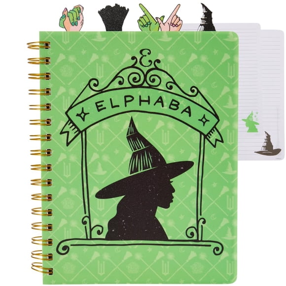 Cuaderno Wicked Tab Journal con espiral de 96 páginas