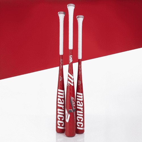 Marucci CATX2 (-11) USA Approved 2 5/8" Barrel Bat - White Red