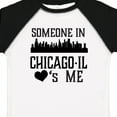thumbnail image 4 of Inktastic Chicago Illinois Someone Loves Me Skyline Boys or Girls Toddler T-Shirt, 4 of 5