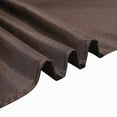 thumbnail image 4 of BalsaCircle 60" x 126" Polyester Rectangular Tablecloth Chocolate Brown, 4 of 6