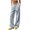 Sky Blue, variant on WRFWUL Womens High Waist Wide Leg Pants Elastic Waist Loose Fit Casual Lightweight Running Athletic Trousers with Pockets