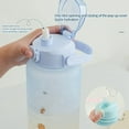 thumbnail image 4 of ¡Gran oferta! Juego de vasos de plástico degradado de 2 uds., botella de agua deportiva de gran capacidad, para viajes al aire libre, gimnasio, Fitness, taza portátil para estudiantes, 4 of 4