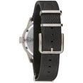 thumbnail image 2 of Bulova 96A246 Men's Hack Ivory Dial Black Leather Strap Watch, 2 of 3
