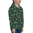 thumbnail image 5 of Sigee Dino Christmas Party for Teenage Zip Up Hoodies Long Sleeve Sweatshirts-Small, 5 of 6