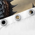 thumbnail image 6 of Dragon Curtains & Drapes ,Black Gothic Curtains 30%-50% Blackout Dragon Bedroom Decor,Safari Animal Curtains Mysterious Dragon Window Curtain 2 Panels 42"Wx90"L, 6 of 6