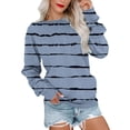 thumbnail image 4 of WZXFASHION Chandail en Molleton à Col Rond pour Femmes, Manches Longues, Mode Automne et Hiver, Soldes de Printemps, 4 of 5