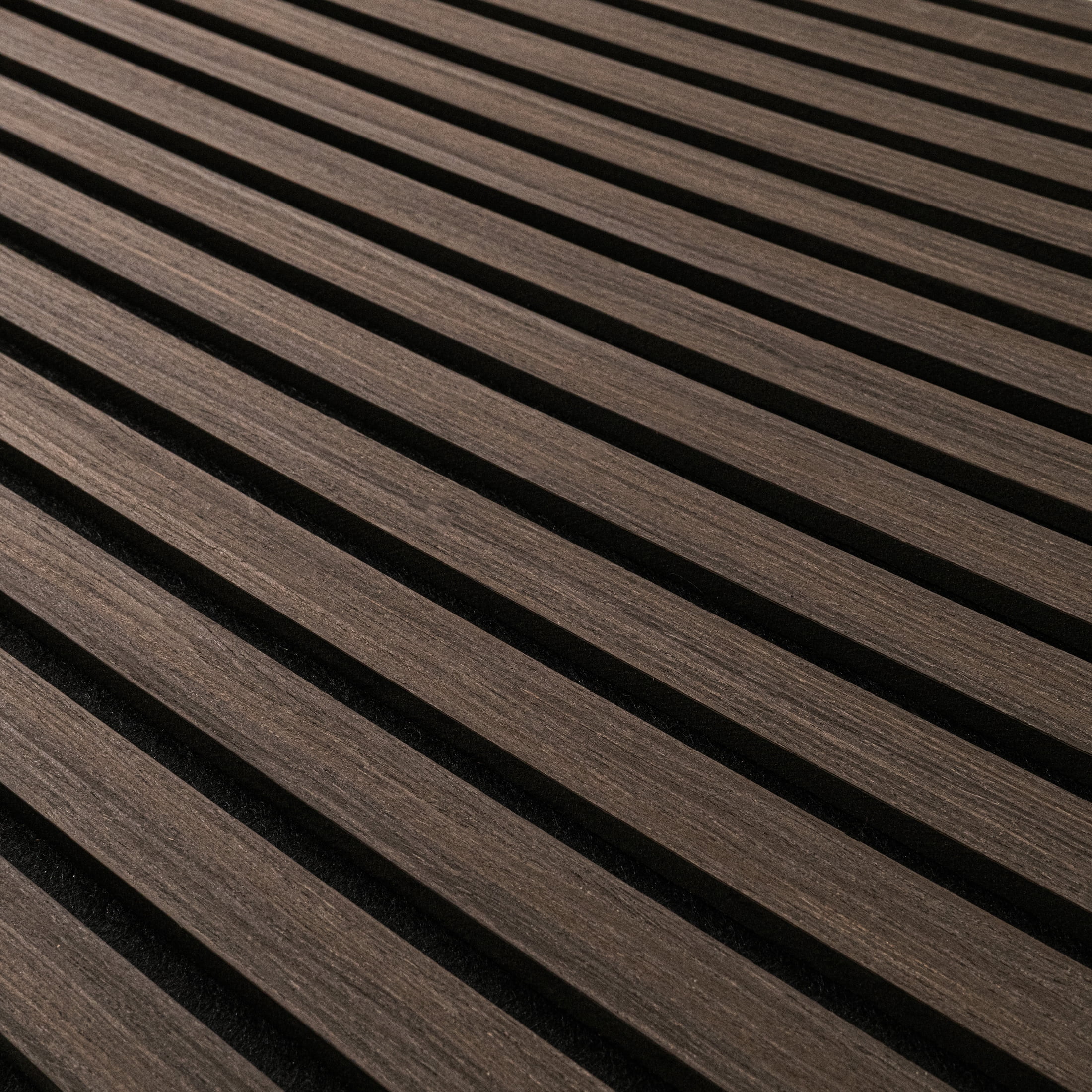 MSI 24 in. x 48 in. Harmony Espresso 3D Fluted Wood Slat Acoustic Sound Absorbing Wall Paneling (Set Of 1)