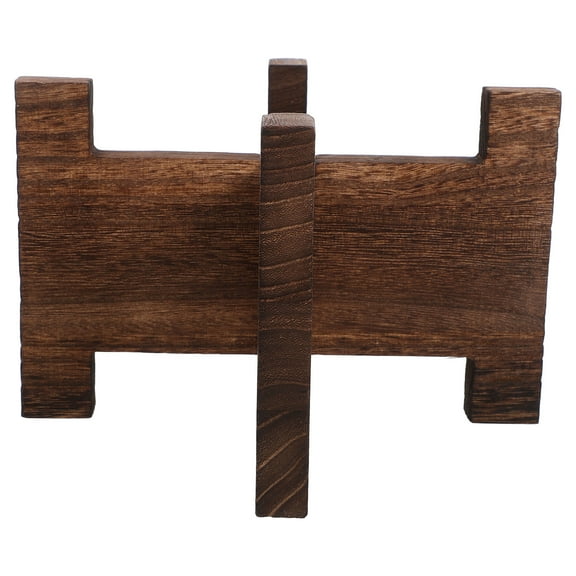 PBPBOX Wooden Beverage Dispenser Stand Brown Natural Stylish Home Decor