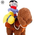 thumbnail image 7 of Luxtrada Funny Riding Horse Cowboy Pet Dog Costume Puppy Christmas Costume Clothes Xmas, 7 of 7