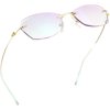 LifeArt Blue Light Blocking Glasses, Computer Reading Glasses, Anti Blue Rays, Reduce Eyestrain, Rimless Frame Tinted Lens with diamond, Stylish for Men and Wowen (+4.00 Magnification)