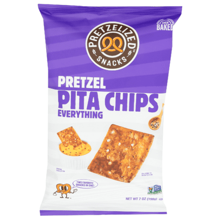 Pretzelized Everything Pretzel Pita Chips