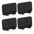thumbnail image 1 of CNKOO 4PCS Double Ended Hook Self Adhesive ABS Hook for Bathroom Kitchen, 1 of 10