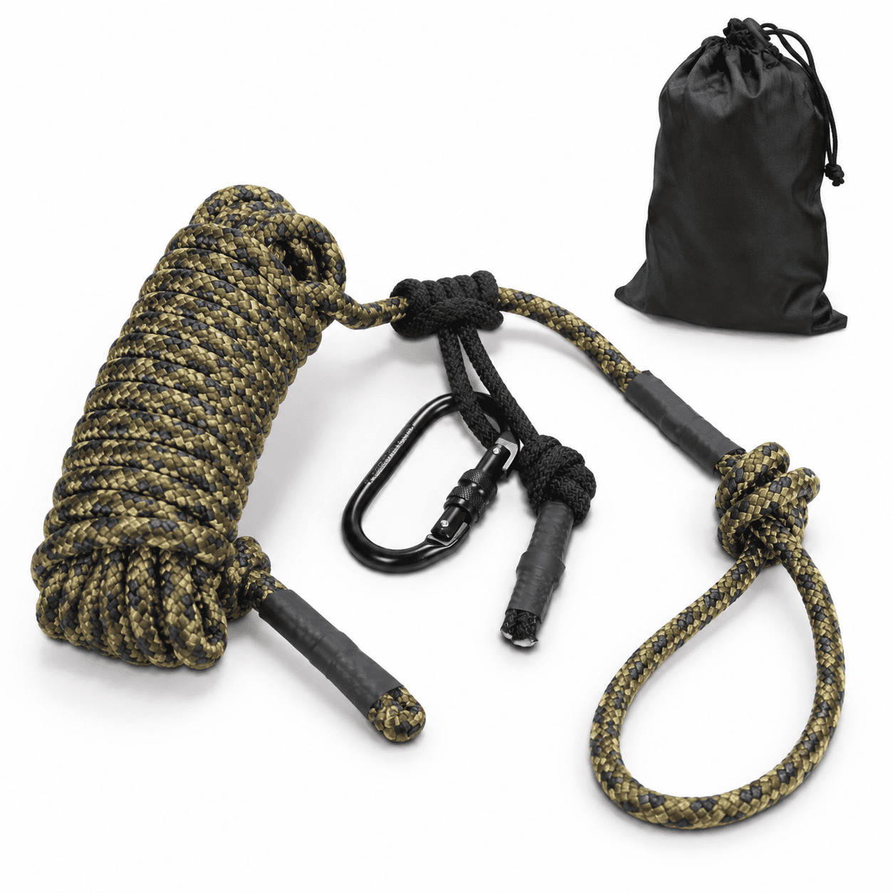 30ft Treestand Lifeline Rope Safety Accessory for Climbing Sticks and Ladder Tree Stands