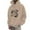 Khaki, variant on LUOGENLI Hoodies for Men Carhartt White Men's Hoodies & Sweatshirts Casual Pullover with Football Print Loose Fit Comfortable Warm Lined Hooded Sweatshirt for Autumn Winter White Size XL