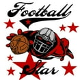 thumbnail image 2 of CafePress - Football Star Mug - 11 oz Ceramic Mug - Novelty Coffee Tea Cup, 2 of 4