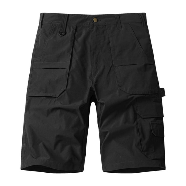 SHIXIAOO Pantalon Cargo Homme Pantalon de Travail Jambe Droite Extérieur Décontracté Confortable Poche Durable Léger Respirant pour Randonnée Usage Quotidien Pantalon Cargo Homme Extérieur Fermeture à Glissière Pantalon Cargo Homme