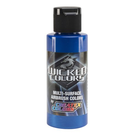 UPC: 0717893203042 | Createx Wicked Airbrush Color 2 oz. Bottle  Pearl Blue