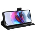 thumbnail image 2 of Motorola Edge S Case , PU Leather Flip Cover Card Slots Magnetic Closure Wallet Case for Motorola Edge S, 2 of 5