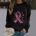 thumbnail image 2 of Nmnitkp Breast Cancer Awareness Sweatshirt Women In October We Wear Breast Cancer Print Breast Cancer Survivor Sweatshirt, 2 of 4