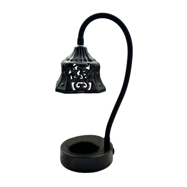 Rvkxad Dimmable Candle Warmer Lamp, Adjustable Height Melting Candle Heater, Flameless Scented Wax Melter, Tabletop Vintage Lamp