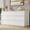 White, variant on TEQIN 9 Drawer Dresser For Bedroom,Wide Modern Chest Of Drawers,Bedroom Chest Of Drawers Dresser Chest For Living Room,Hallway Entryway