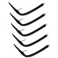 thumbnail image 4 of 5 Pcs CodfishFishing Eel Tube Jig bait shank offset Hook Barbed Octopus Hook, 4 of 9
