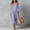 Blue, variant on Women's Striped off Shoulder Long Sleeve Maxi Dress Flowy Hem Casual Solid Color Base for Spring Summer Brown