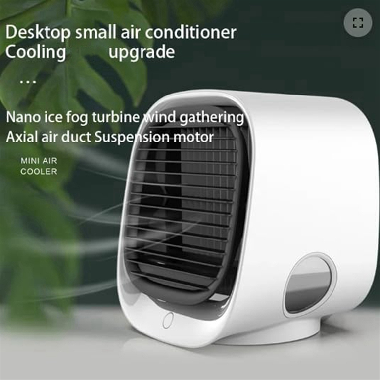 Oribreeze - Condizionatore D'aria Portatile Compatto, Bianco, Risparmio Energetico 40%, Base Girevole Per Scrivania E Casa