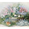 thumbnail image 2 of Motz, Peter 13x12 White Modern Wood Framed Museum Art Print Titled - Water-lilies, 2 of 4