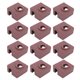 thumbnail image 1 of 12 Uds calcetines de silicona cubierta de bloque térmico para piezas de impresora 3D de bloques de aluminio calentados MK7/8/9, 1 of 8