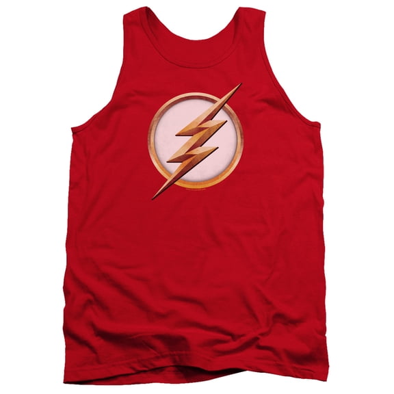 Flash Season 4 Logo Adult Tank Top Red