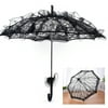 Oukaning Bridal Lace Cotton Umbrella Parasol Costume for Wedding Dancing Photography Prop