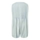thumbnail image 4 of MKLEKYY Pijama Corto Para Mujer, Informal, Sin Mangas, Con Lazo En La Parte Delantera, De Mezclilla, Mono Corto De Verano, De Mezclilla, Con Bolsillo, 4 of 4