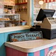 thumbnail image 5 of Porch Therapy Rustic Wall Sign Vintage Farmhouse Wall Decor for Porch Deck (16*4in)Q, 5 of 8