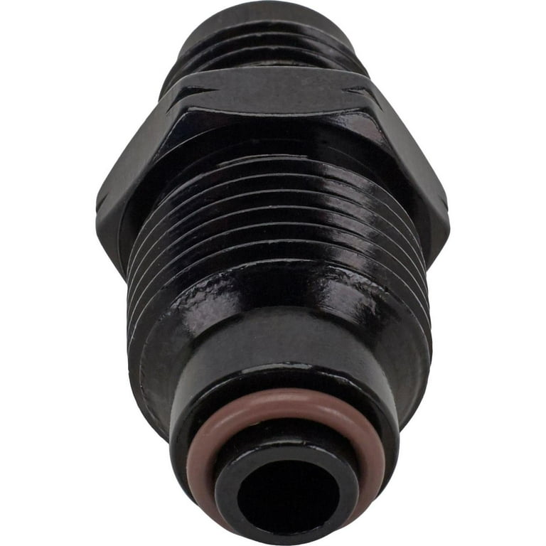 Fragola Male Adapter Fitting #6 x 18mm x 1.5 FI Black 491964-BL Fragola Male Adapter Fitting #6 x 18mm x 1.5 FI Black 491964-BL