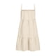 thumbnail image 3 of Vestido de Camisa Cuadrada para las Mujeres A-Línea Correas de Hombro Mini con Borde de Volantes, Vestido de Bolsillo Lateral Casual para Primavera Verano Otoño Diario Y Fiesta, 3 of 6
