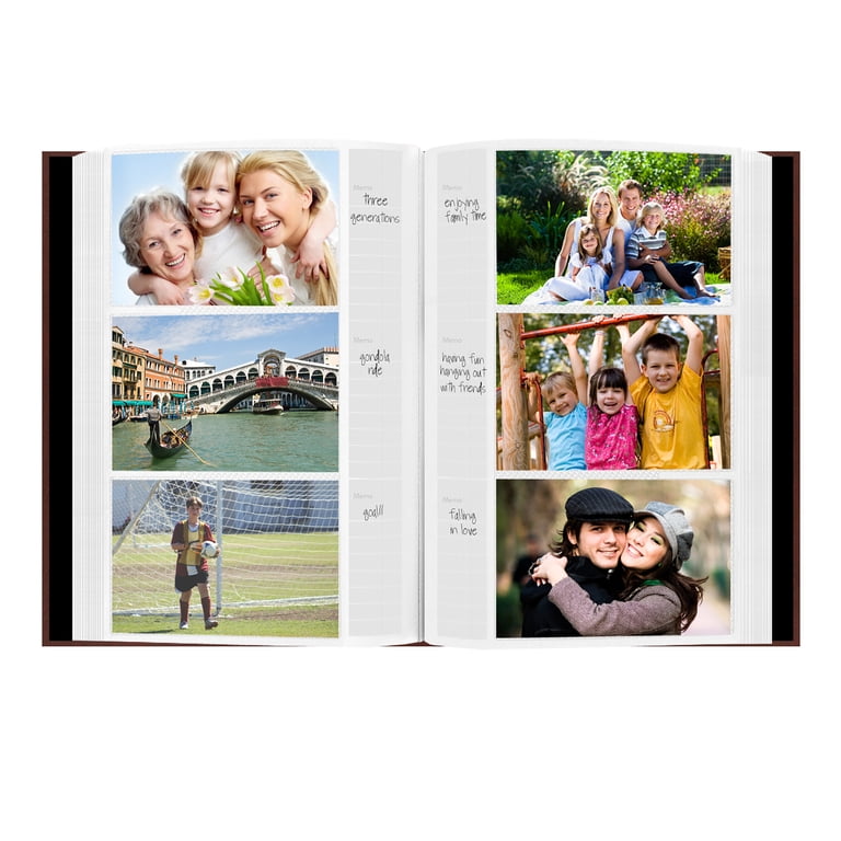 Pioneer Photo Albums European Bonded Leather Bookbound 300 Pkt 4x6