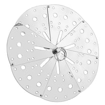 FESTFENDS 1Pc Spill Stopper Lid for Home Users Cooks Silver Stainless Steel 12-22 in