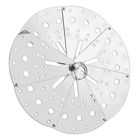 FESTFENDS 1Pc Spill Stopper Lid for Home Users Cooks Silver Stainless Steel 12-22 in