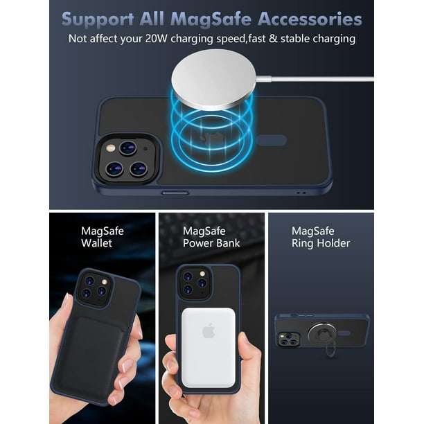 Mgnaooi Magnetic Case for iPhone 13 Pro Max Case [MIL-Grade Drop