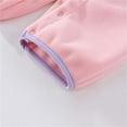 thumbnail image 4 of dazeni Newborn Baby 3M-3Y Polar Fleece Jumpsuit Girls Boys Winter Hooded Coverall Romper Cute Baby Snowsuit Clothes Pink 3 Months, 4 of 8
