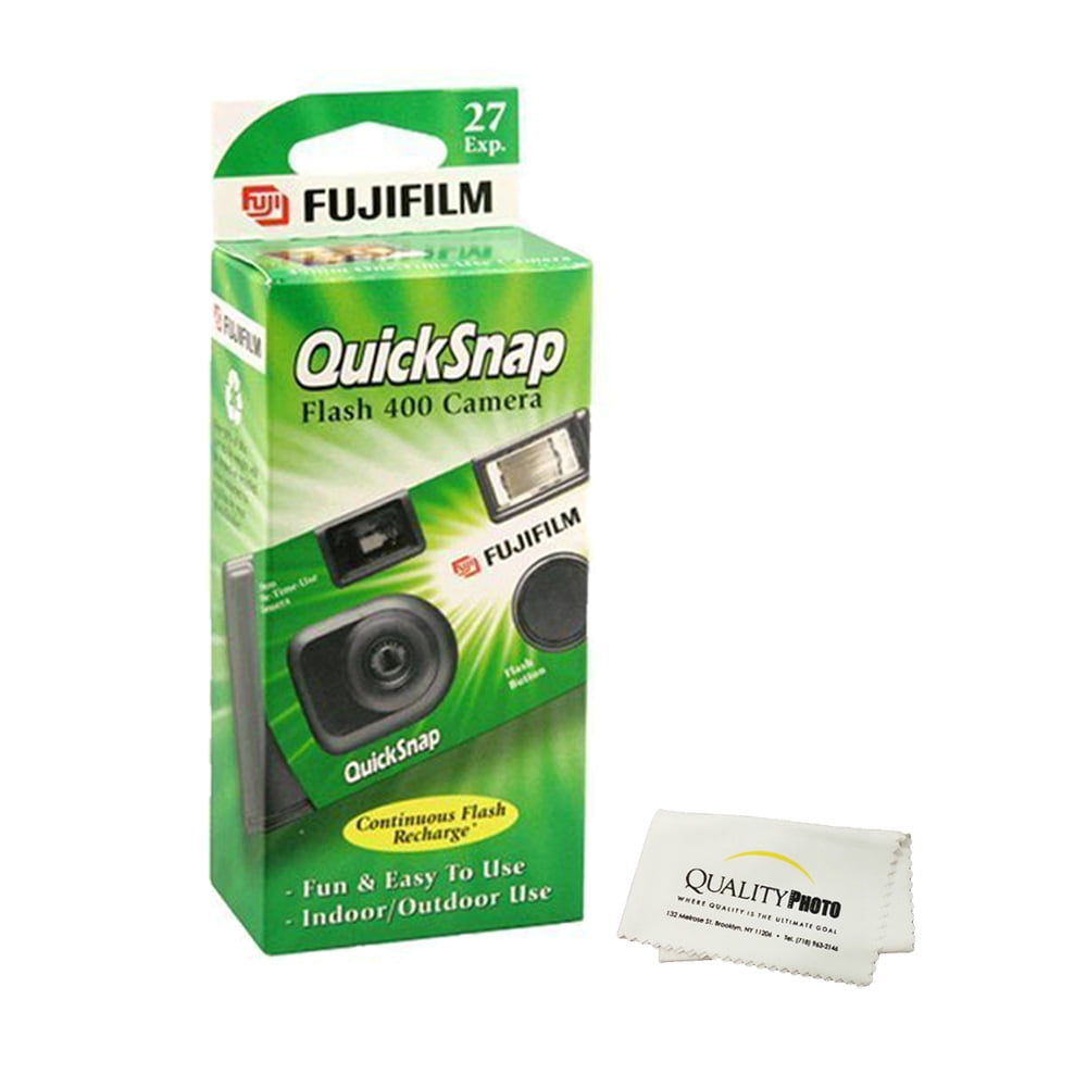 Fujifilm QuickSnap Flash 400 Disposable 35mm Camera + Quality Photo