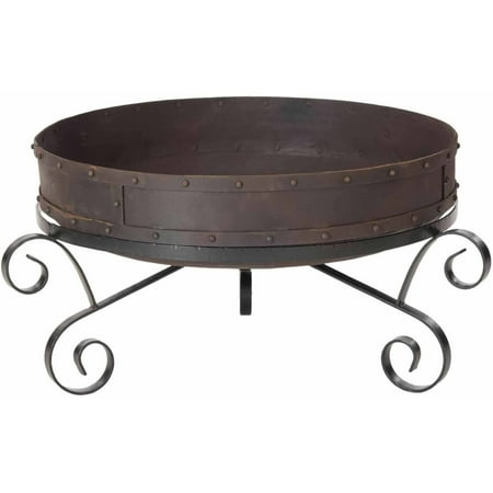 Safavieh Antigua Fire Pit, Copper/Antique Black