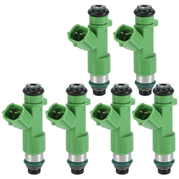 Fuel Injector No.16600-9DE0B Fuel Injection Nozzle for Nissan Maxima 2018-2021 3.5L Green 6 Pcs