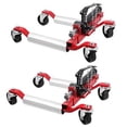 thumbnail image 1 of QinaQin Two-Piece Car Wheeled Trolley Set with Hydraulic Tire Jack, 1500 Lb Load Capacity, Suitable for Positioning Trucks, Rvs, Trailers, Etc., Red, 1 of 7