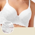 thumbnail image 5 of Womens Bras Underwire Push Up Bras for Women Lace Splice Lightly Lined Casual Everyday Underwear Tshirt Bra, 5 of 6